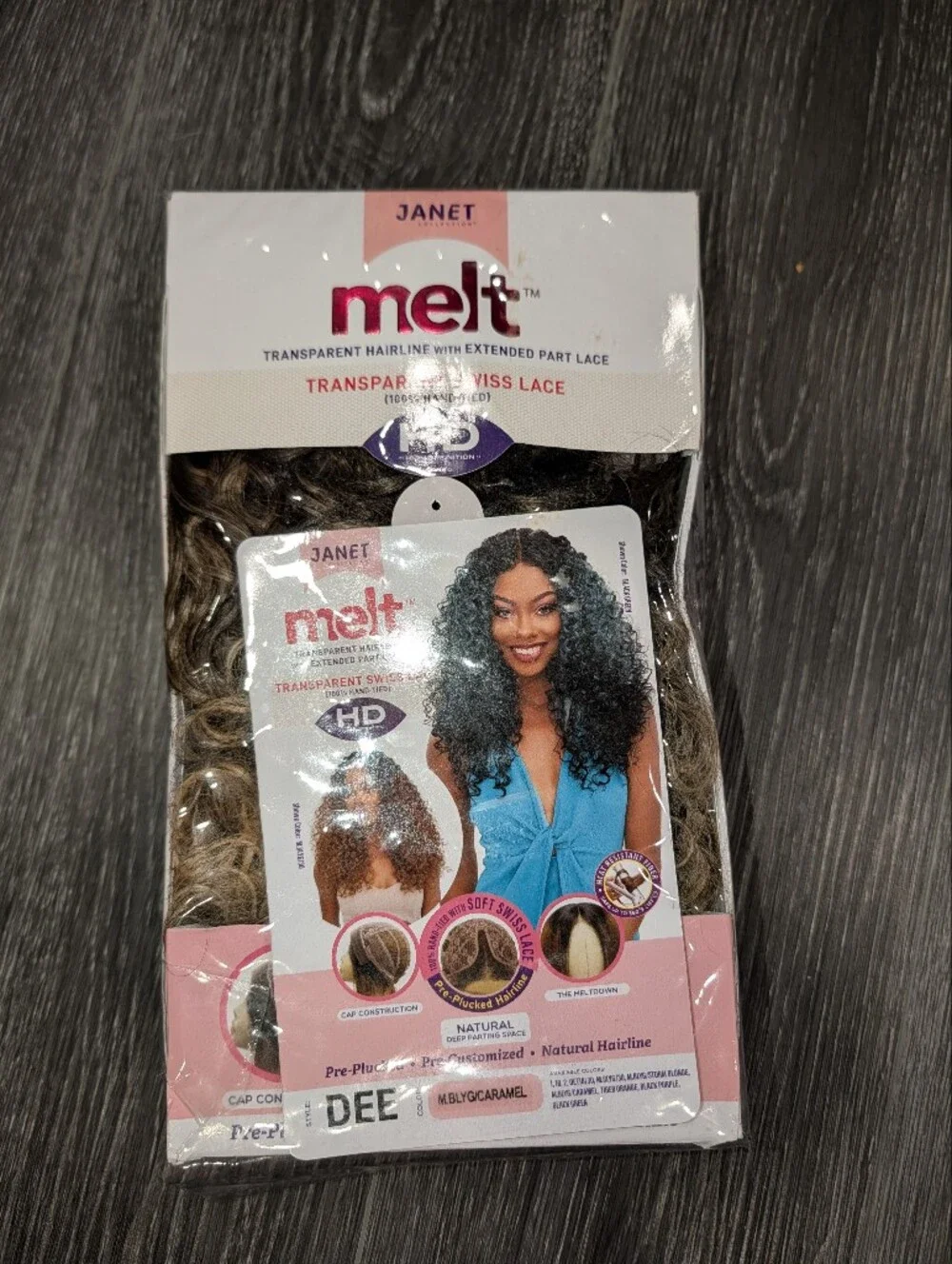 HD Melt Extended Part DEE Lace Front Wig